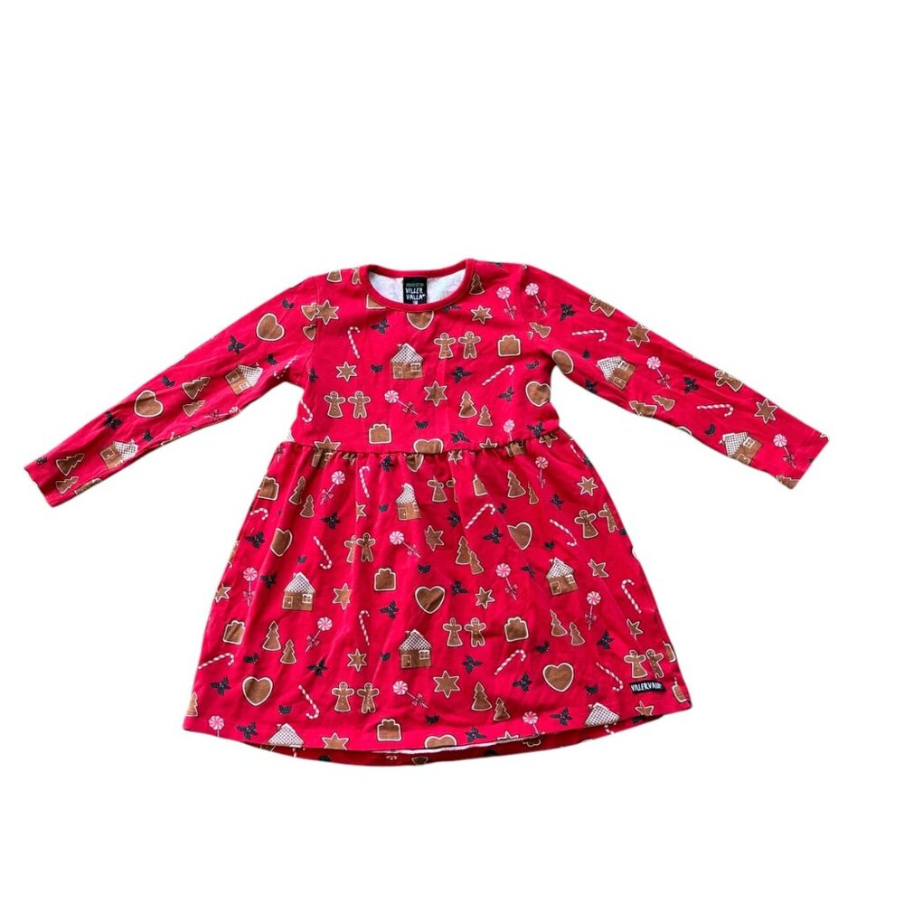 Villervalla Gingerbread Dress Sz 110